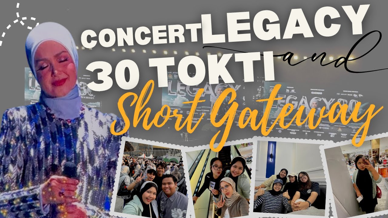 CONCERT LEGACY 30 SITI NURHALIZA !! + SHORT ESCAPE WITH MY KEYEL ACCOMPANIES