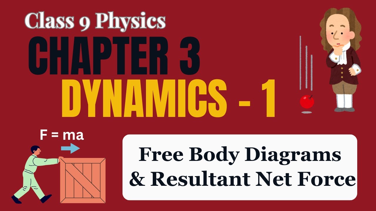 Net Force | Free Body Diagrams and Resultant Force | Class 9 Physics Chapter 3 Dynamics-1
