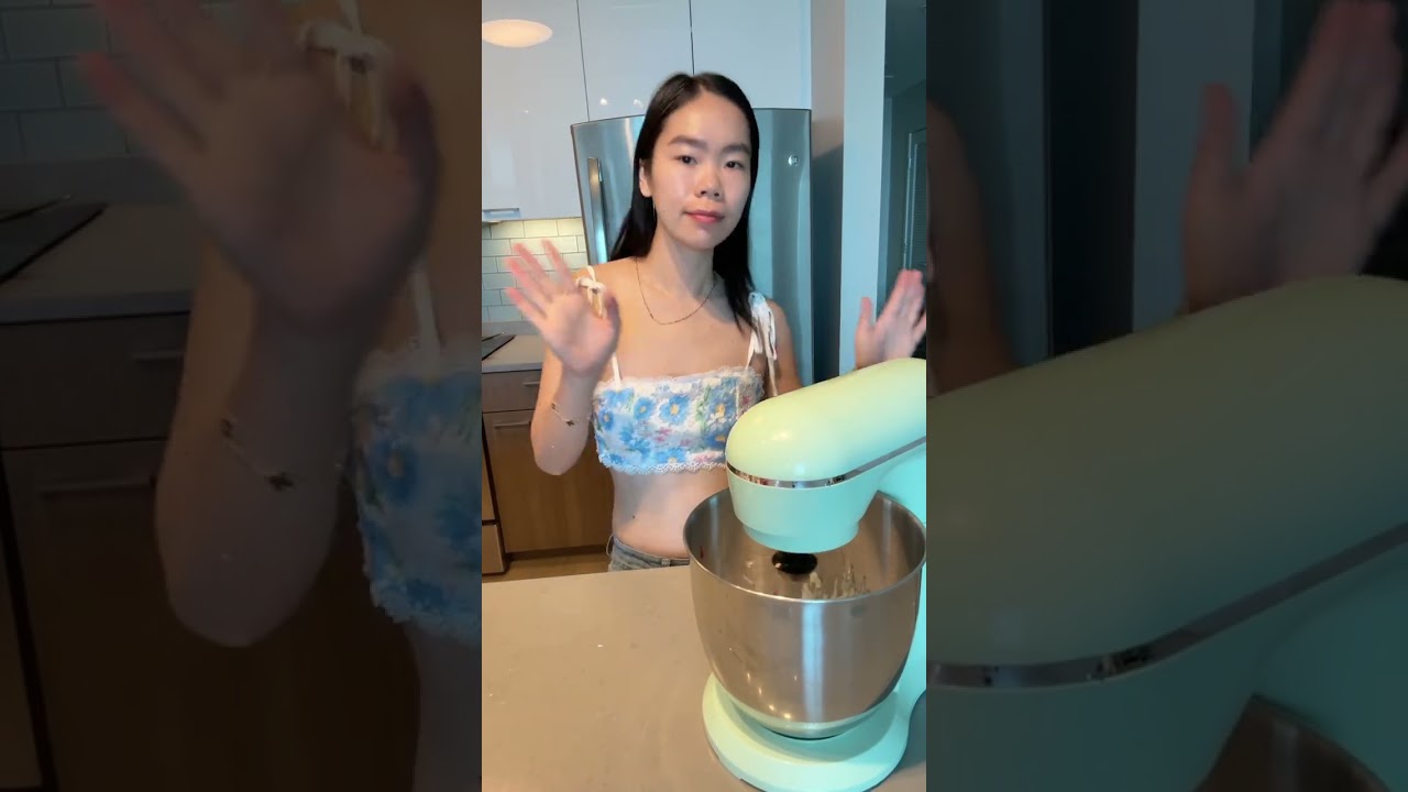 Healthy mochi strawberry version for Valentines Day! #healthyfood  #shorts