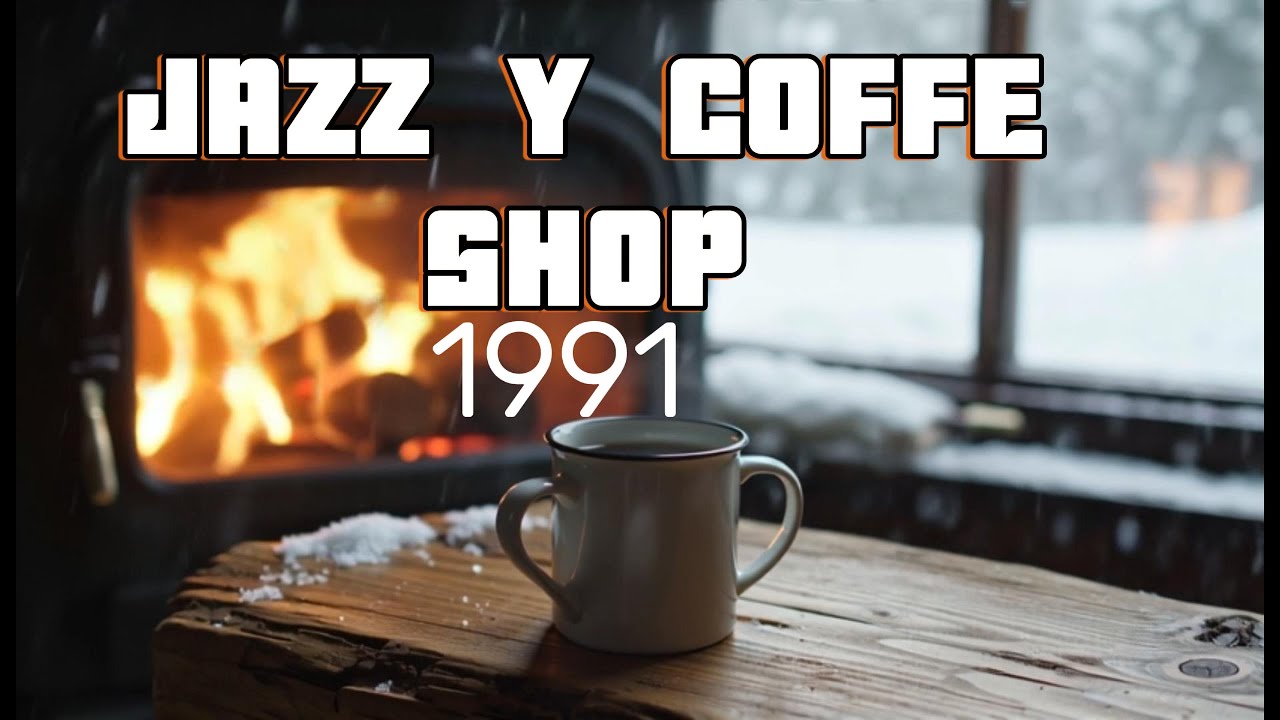 Cozy Winter Jazz & Coffee Shop.  para Estudiar, Trabajar y Relajarse domir