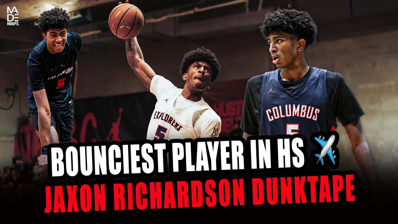 Jaxon Richardson has the most BOUNCE in HS! ✈️ Mid-Season Highlights!! 🍿