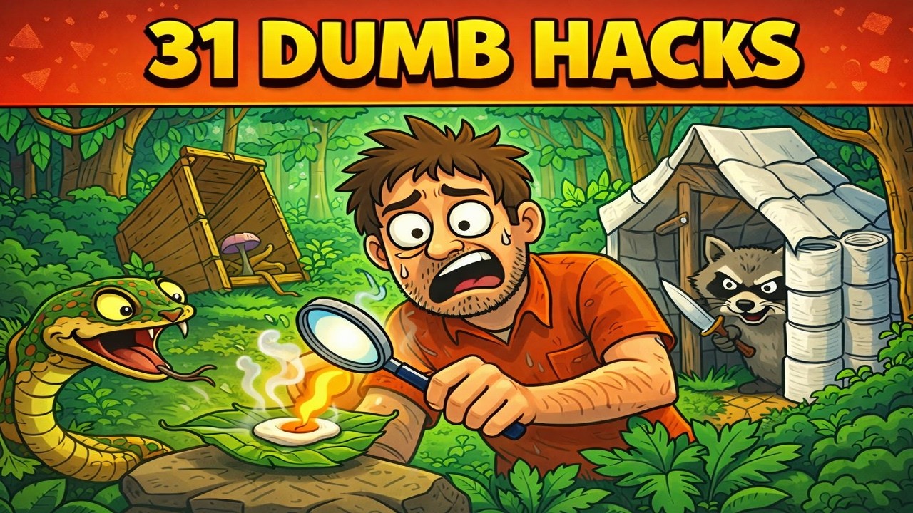 31 Weirdest Forest “Survival Hacks” That Should Never Be Attempted Again