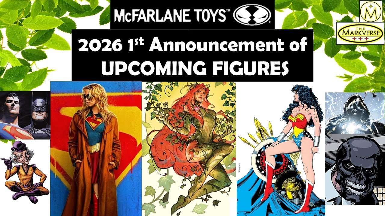 1st Announcement of 2026 - Confirmed Upcoming McFarlane DC Multiverse Figures
