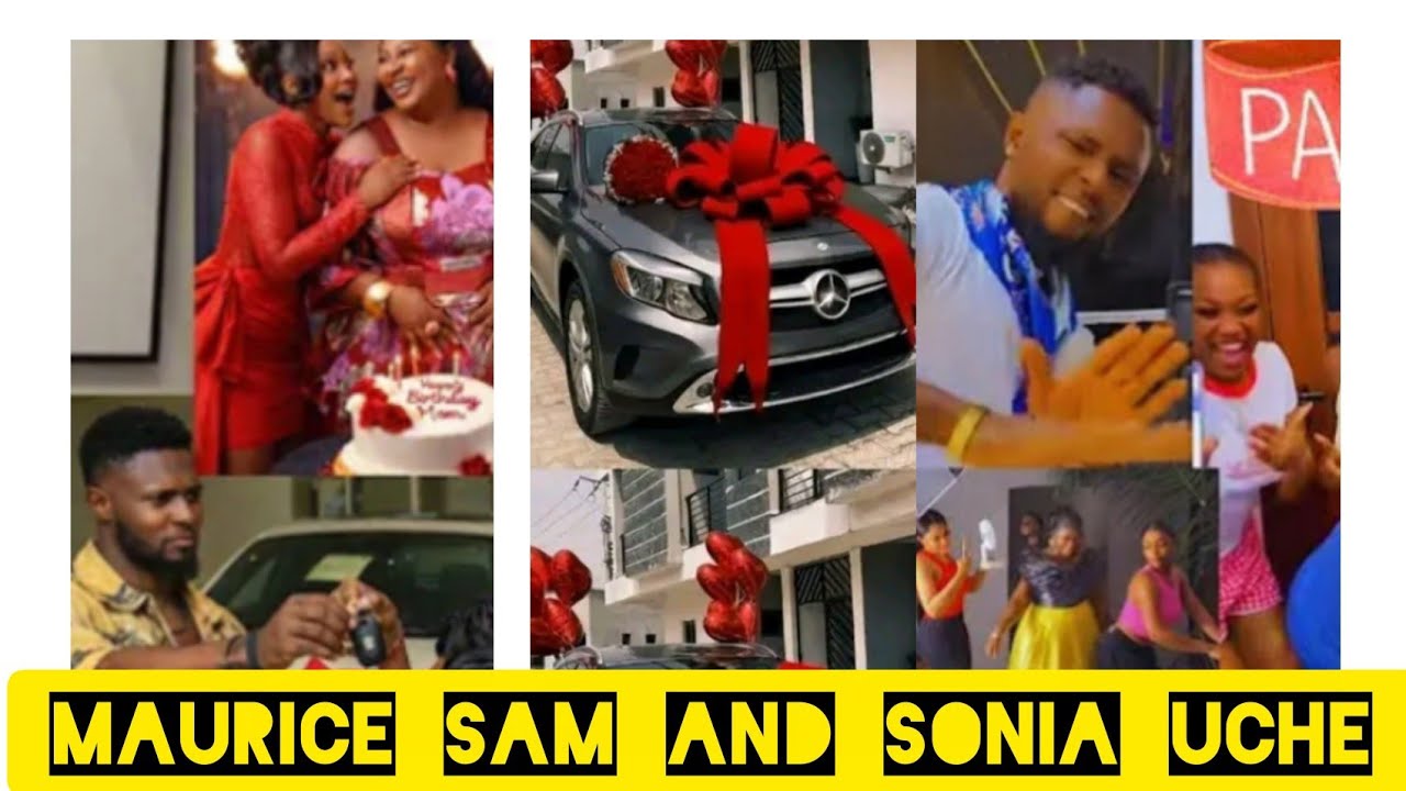 MAURICE SAM and SONIA UCHE 🎉🔥 gifted UCHE Nancy a beautiful gift MAURICE SAM is giving her the car 