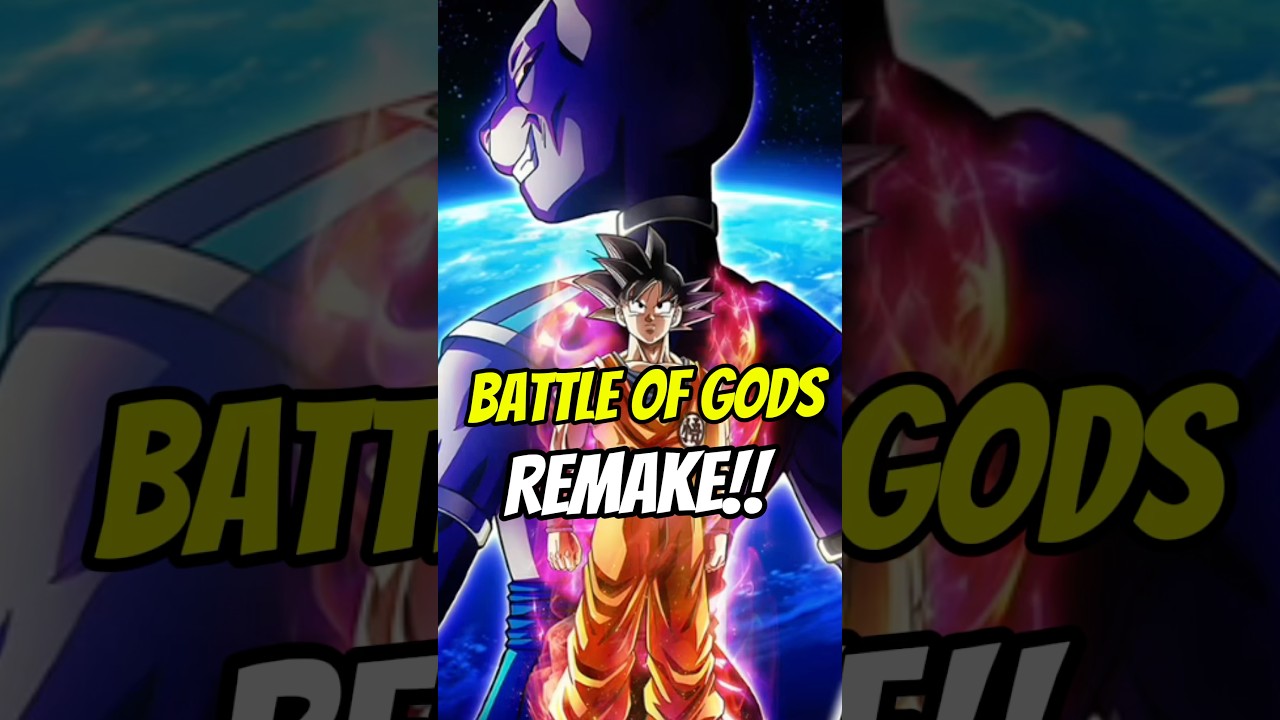 DBS BATTLE OF GODS REMAKE!! 😭🙏 #dragonball #shorts