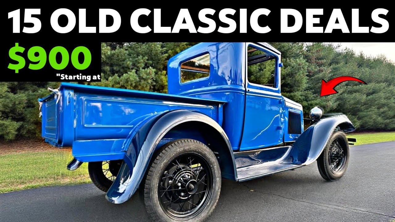 Check this out! 15 Classic Cars For Sale Under $10,000
