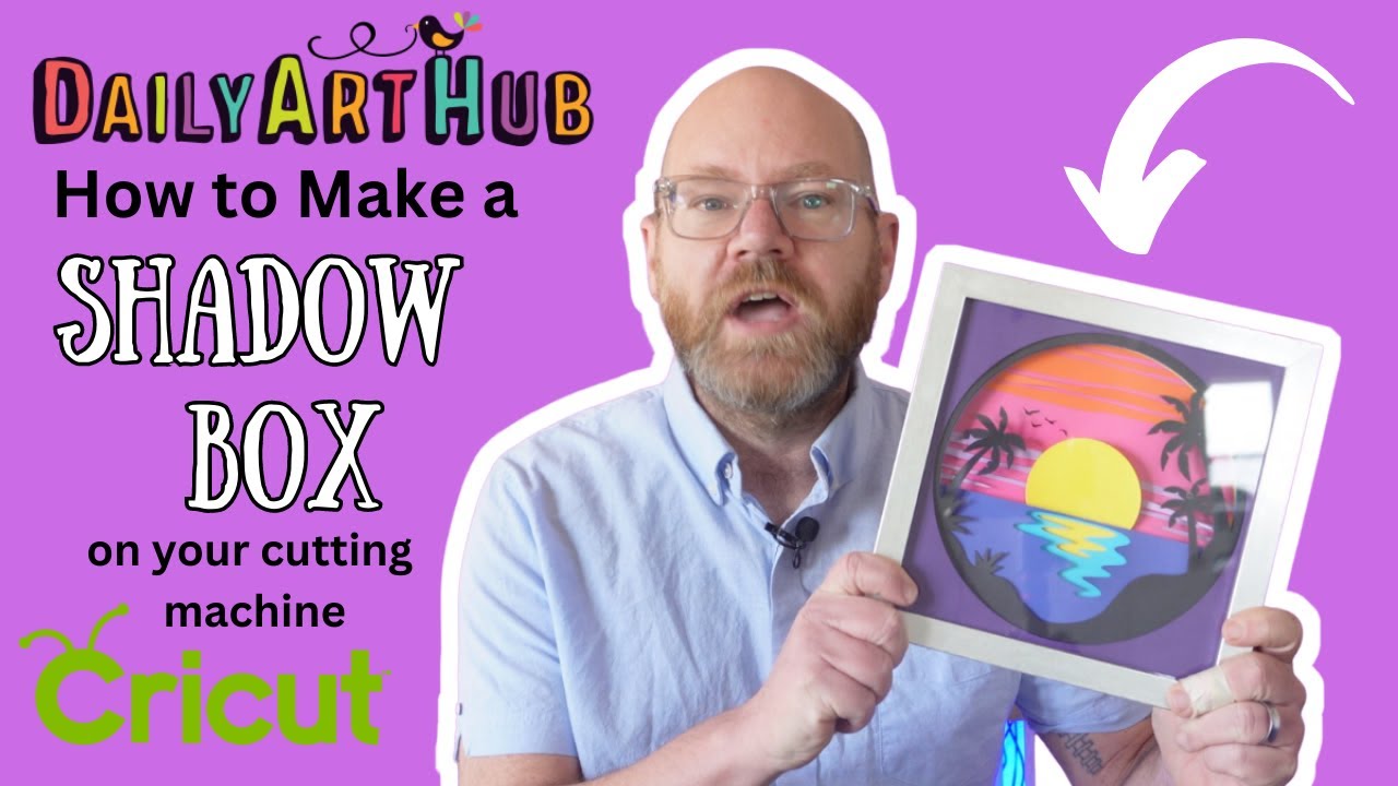 How to Make a Shadow Box with Your Cutting Machine / #cuttingmachine  #papercraft  #cricut #crafts