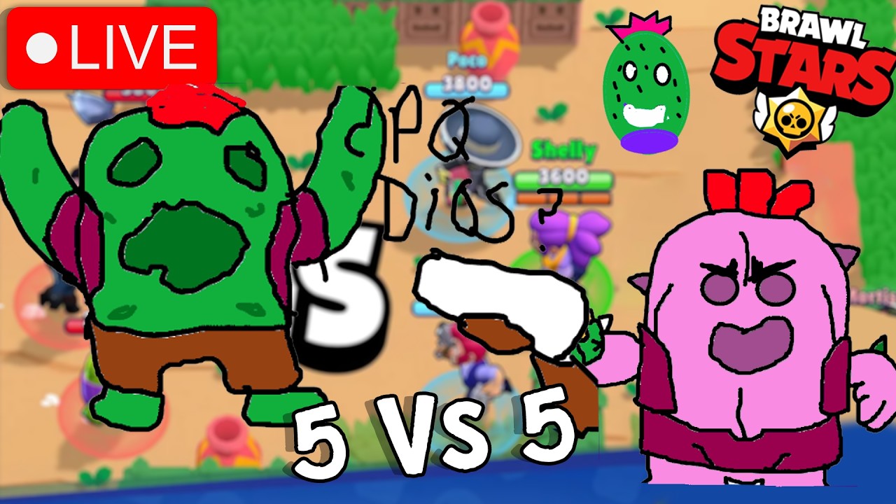 5 VS 5 Tiene q ser BORRADO mejor 10 vs 10😼🩵BrolEstars💀⭐🩵X_x🩷🙀 ◢O_o◤