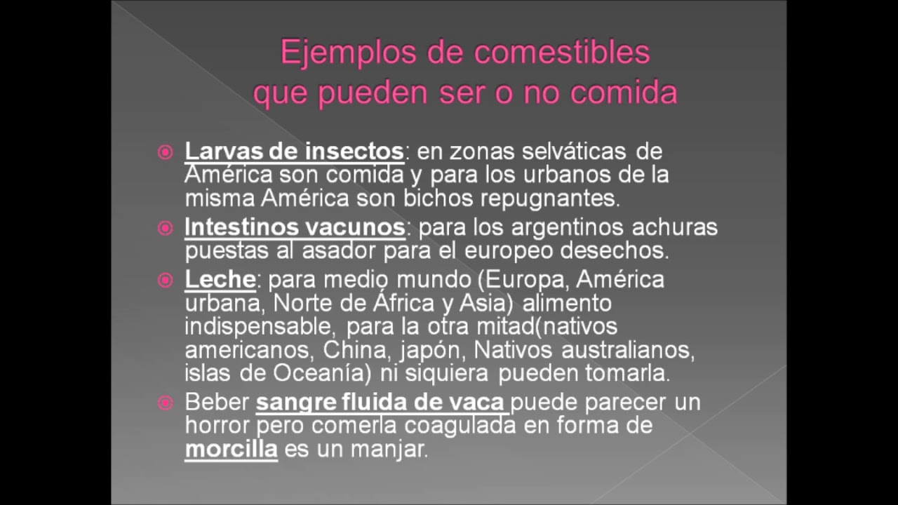 Alimentación y Cultura