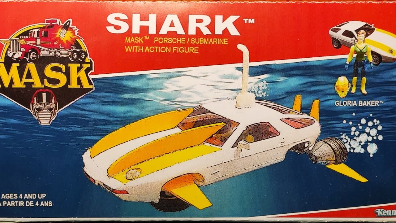( FRENCH ) : revue MASK / M.A.S.K / M.A.S.K. : Shark & Gloria Baker. Une cr&eacute;ation de Cliff Dagger
