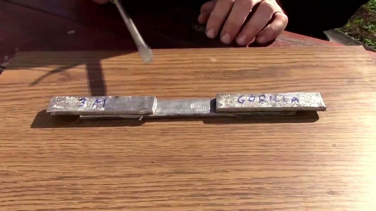 Metal glue comparison 3M vs. Gorilla epoxy