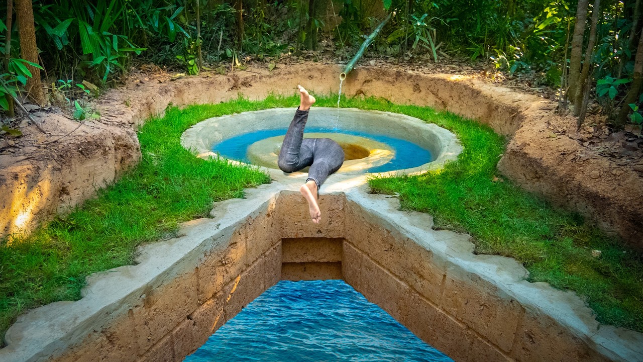Building The Most Amazing Underground Pool Shelter