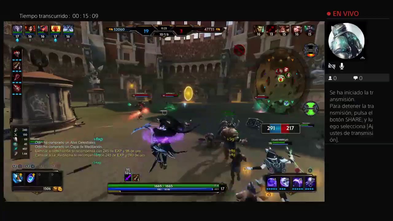 Transmisi&oacute;n de PS4 en vivo de GuinYi-206