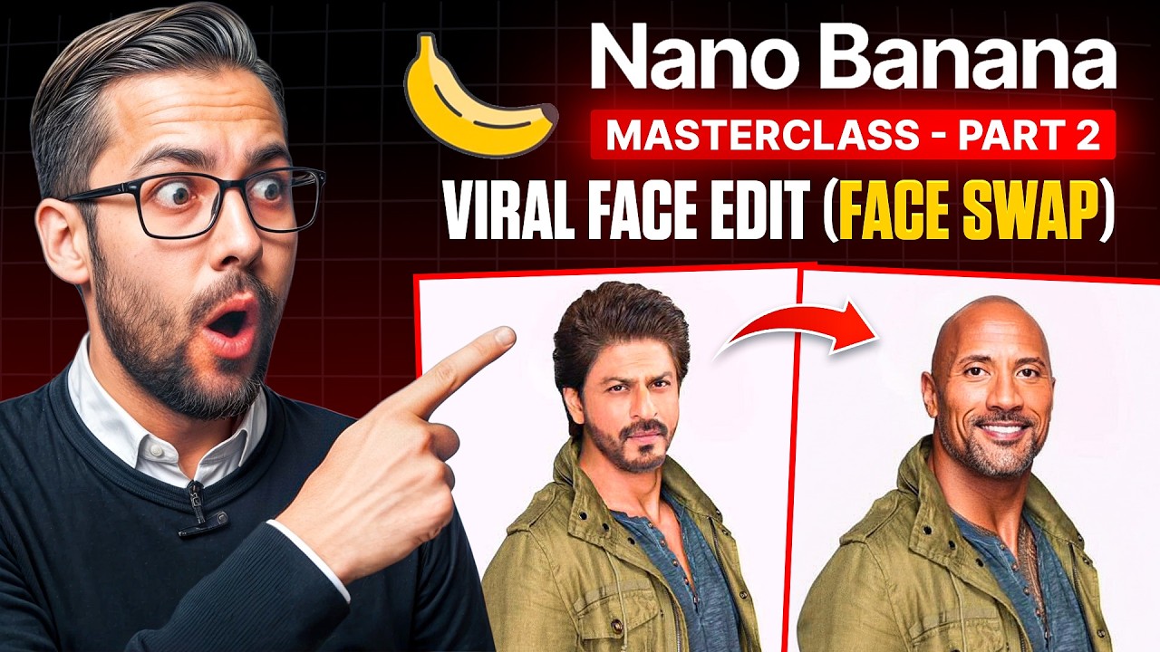 Nano Banana Tutorial (2025) | FREE Face Swap AI & Mask Removal Tricks That Shocked Everyone 😱