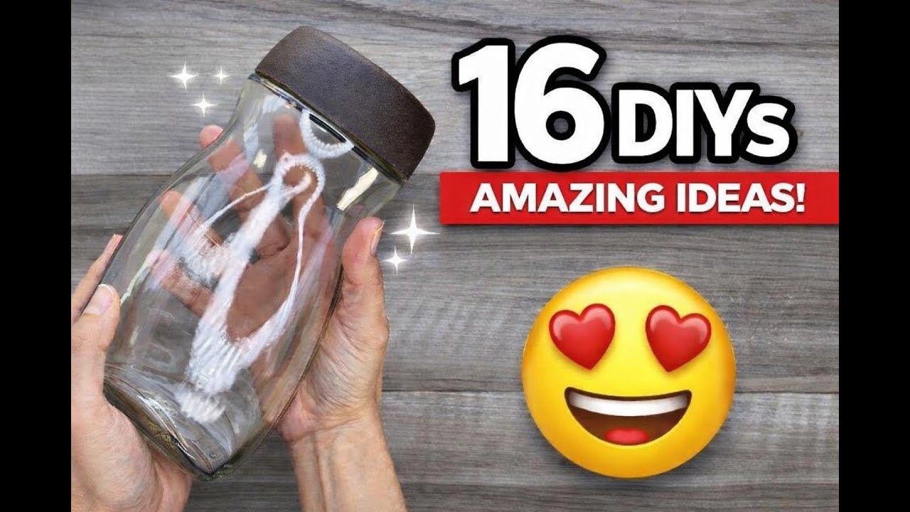 16 потрясающих идей для поделок из стеклянных банок 😍