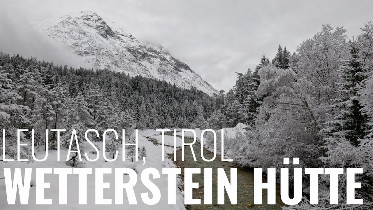 Winter Snowshoe Hike to the Wettersteinhütte in Leutasch, Tirol (Austria)