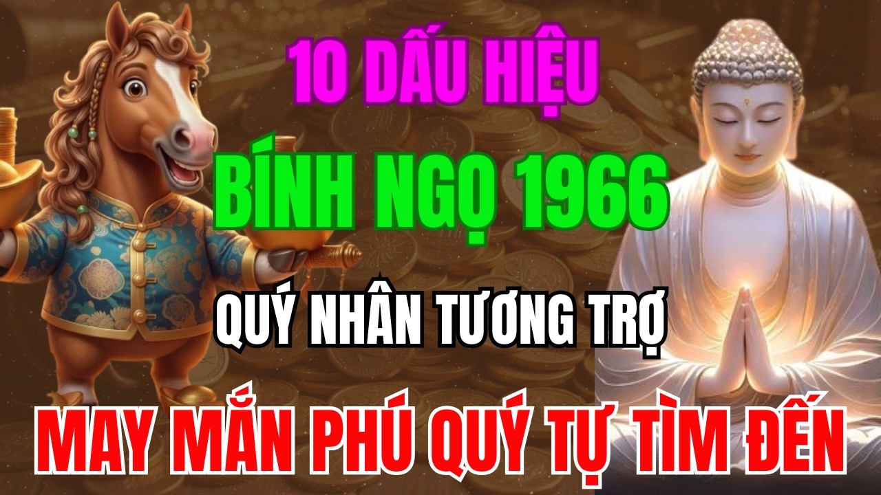 10 Dấu Hiệu BÍNH NGỌ 1966 Được Trời Thương Phật Độ, Quý Nhân Tương Trợ, May mắn Phú Quý Tự Tìm Đến