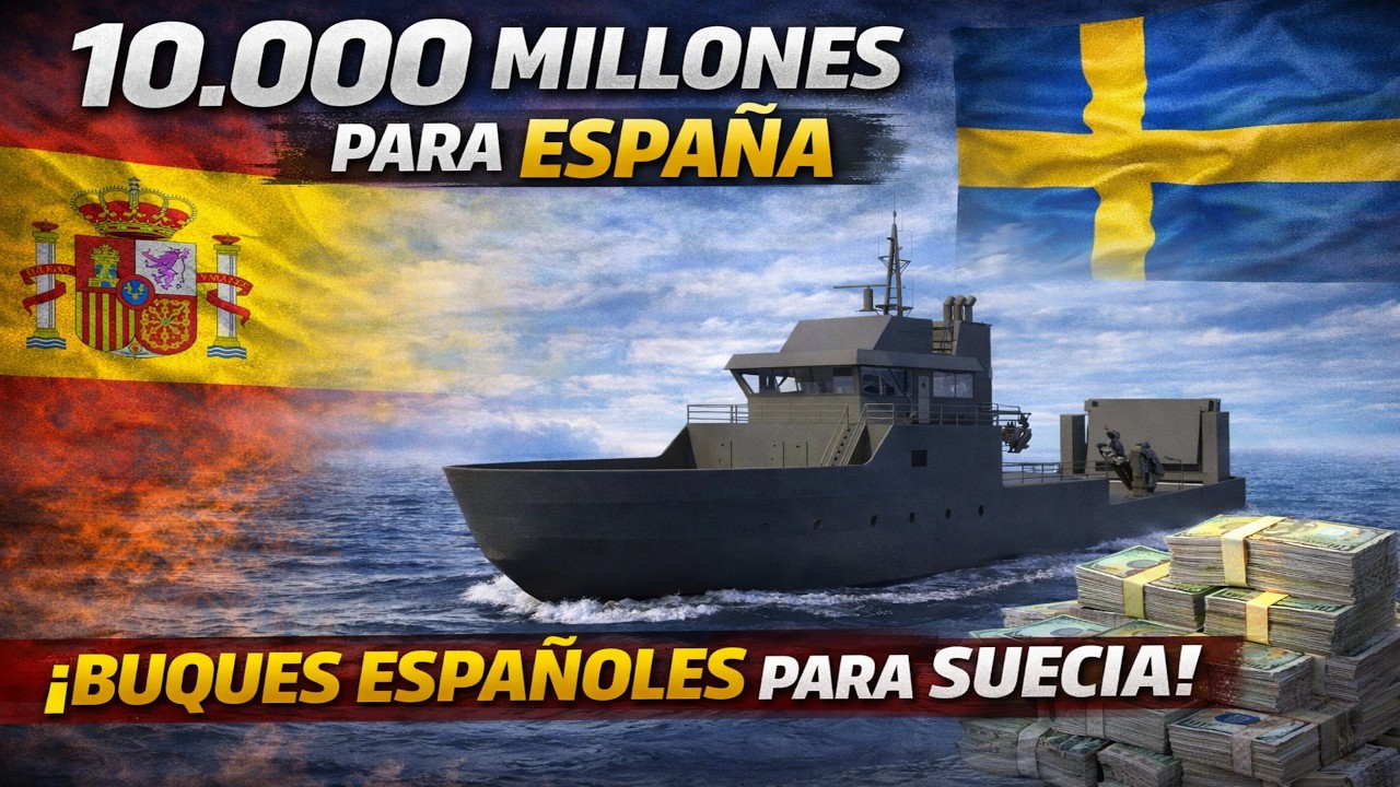 10.000 MILLONES PARA ESPAÑA ¡4 BUQUES ESPAÑOLES PARA SUECIA!