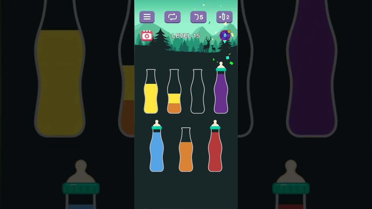 Let's Play Water Sort Puzzle Game #asmr #satisfying #puzzle #games #videogames 