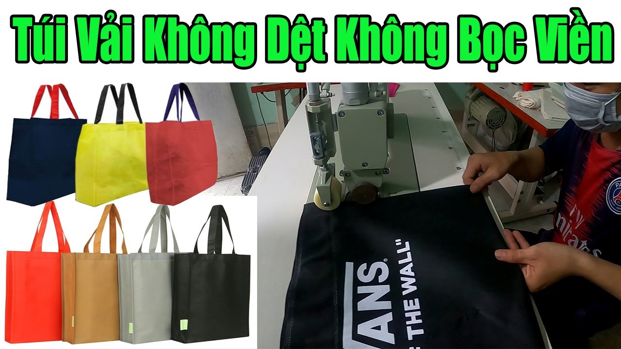 Máy Sóng Âm Cán Ren May Túi Vải Không Dệt Không Bọc Viền || #nganhmaymac