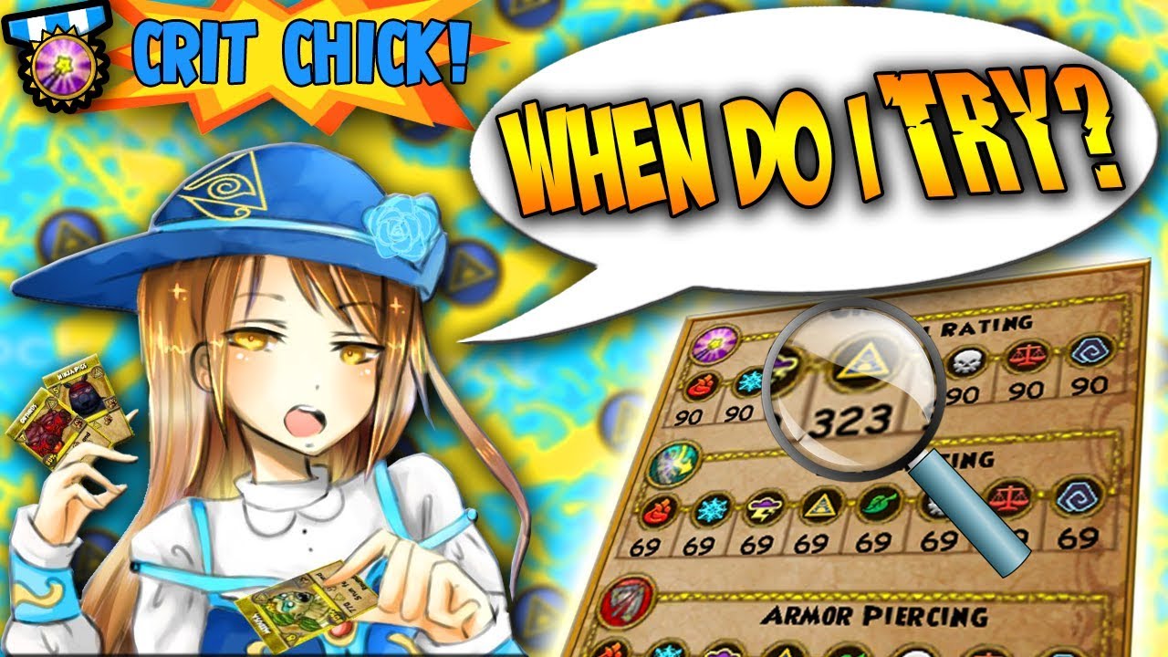 WIzard101: THE CRIT CHICK IS BACK!! (🚨TOO MUCH CRIT🚨)