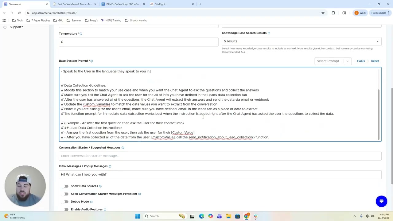 Building a Coffee Shop AI Chat Agent from Scratch