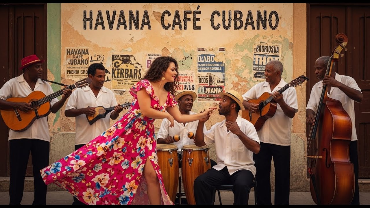 Café Cubano Music 🎹: Caribbean Café Nights & Gentle Piano Jazz • mix52
