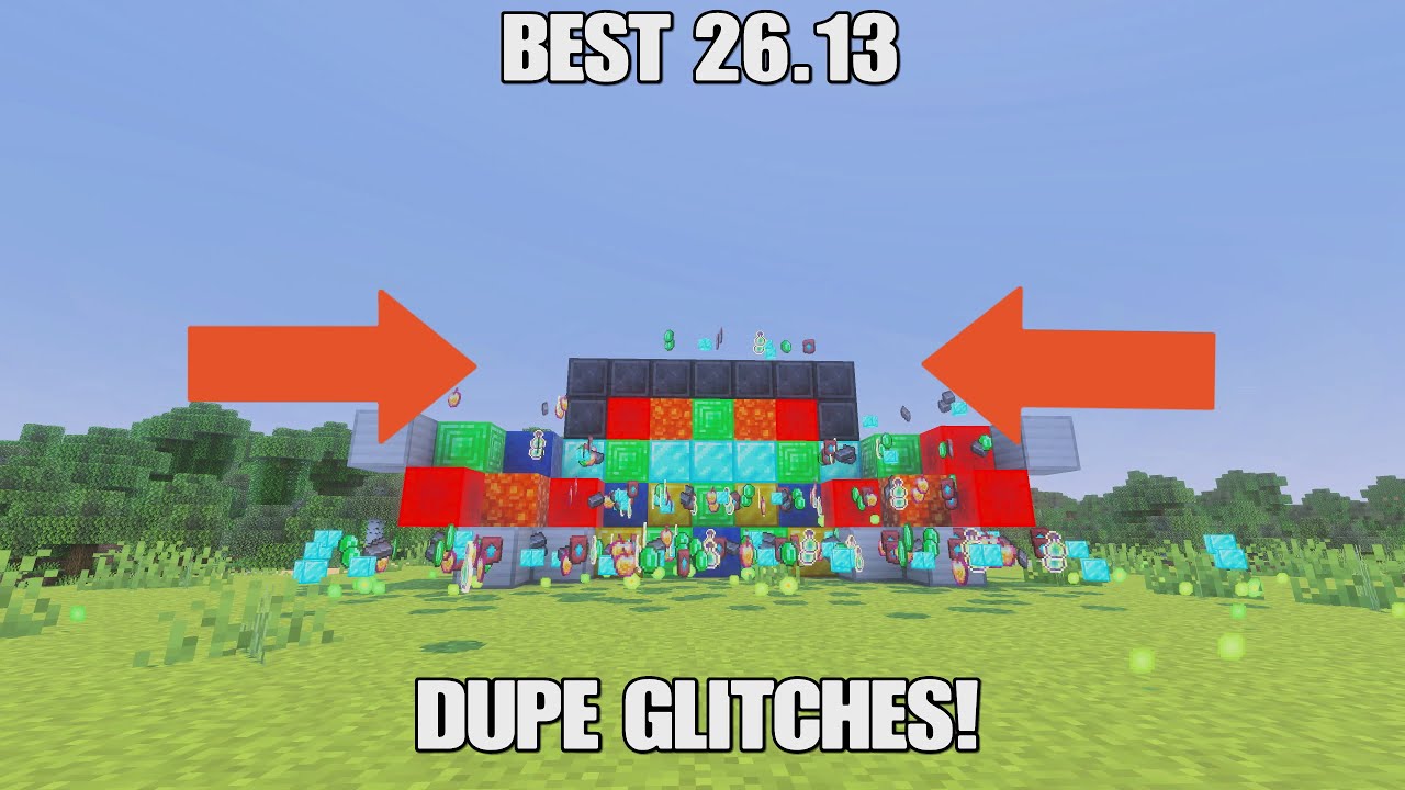 ГЛЮКИ, СВЯЗАННЫЕ С ДУБЛИРОВАНИЕМ ПРЕДМЕТОВ В MINECRAFT 26.13 (НОВИНКА)