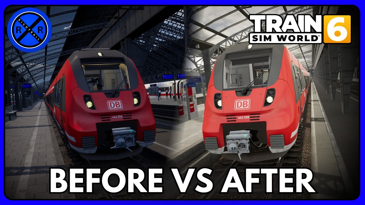 BEFORE vs AFTER | Koln - Aachen REMASTER! | Train Sim World 6