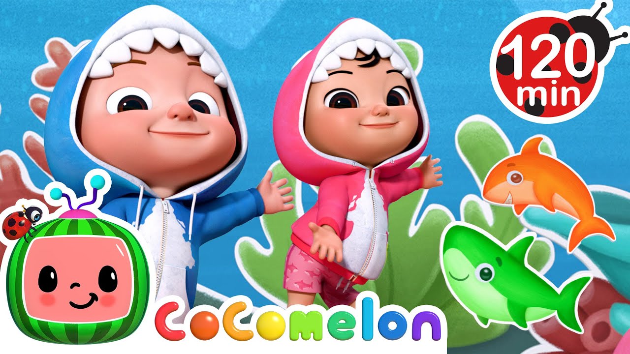 Baby Shark Dance! 🎵 | CoComelon Nursery Rhymes and Kids Songs | Animals for Kids