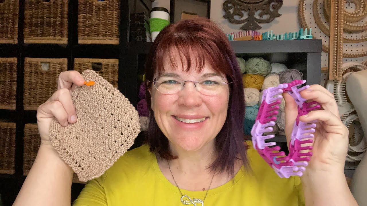 GKK FriYAY Live - Loom Knit C2C Eyelet square preview