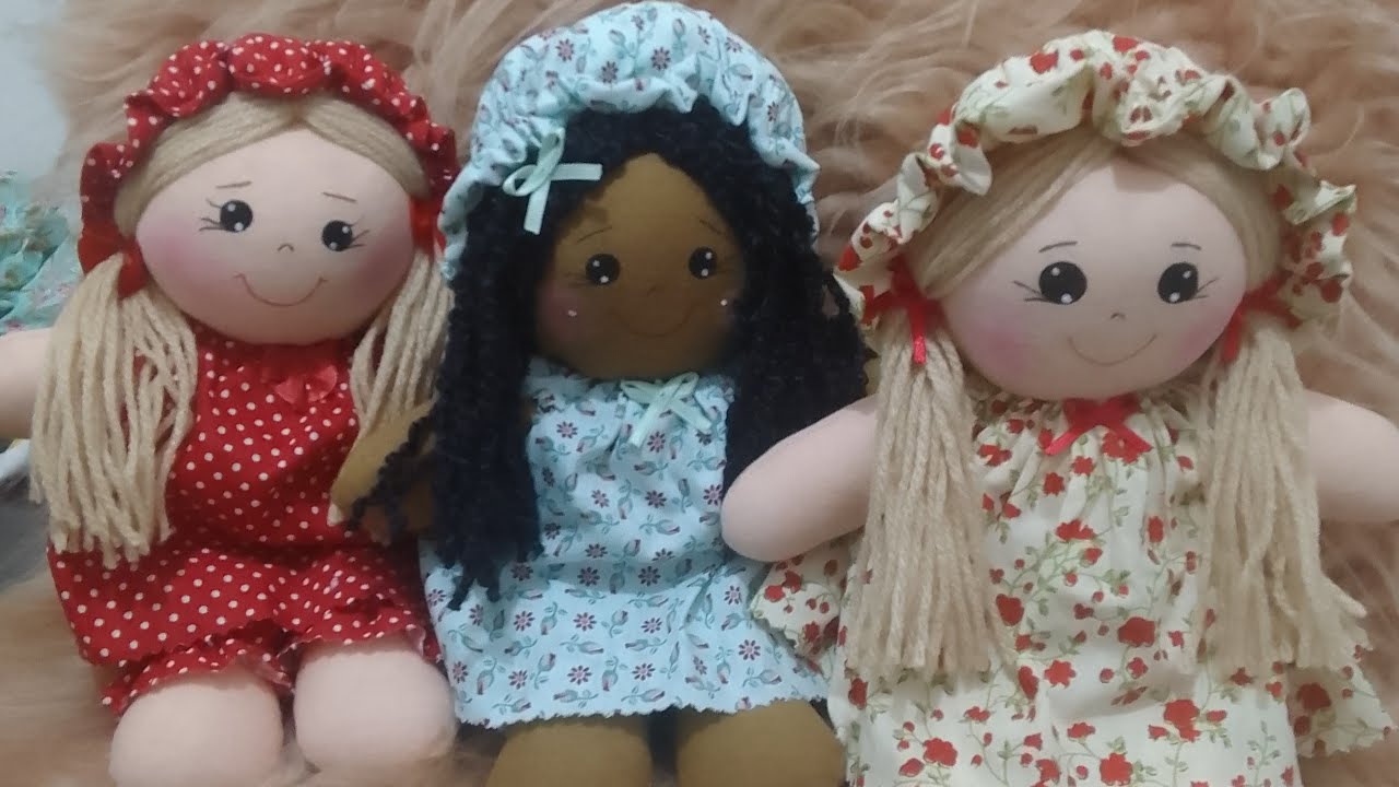 BONECA DE PANO FÁCIL. Venha aprender fazer gastando pouco material. Boneca Nina 🥰✍️📢🔔🫸🫷🤝😘