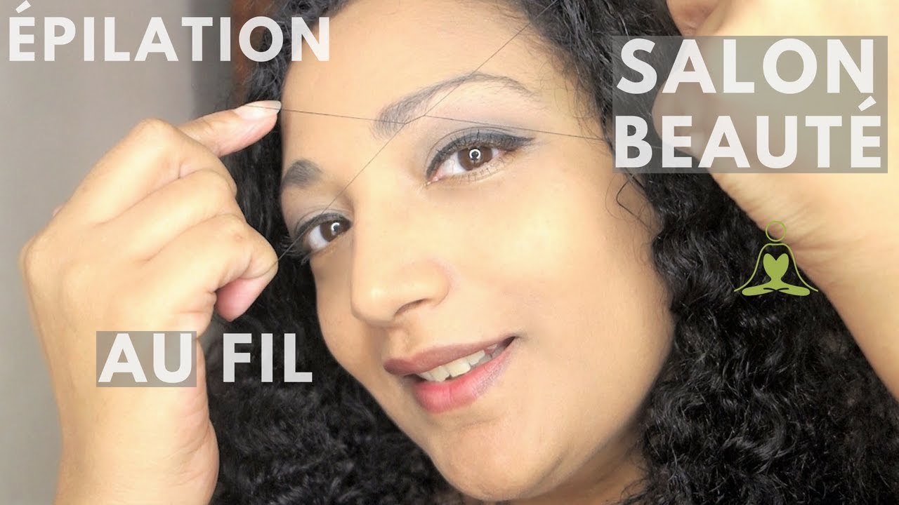 ASMR Français épilation du visage au fil *Formation Salon de beauté