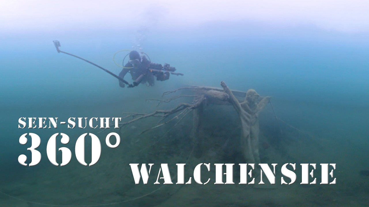 4K 360° VR : Tauchen im Walchensee : Seen-Sucht : @UnderwaterworldShark