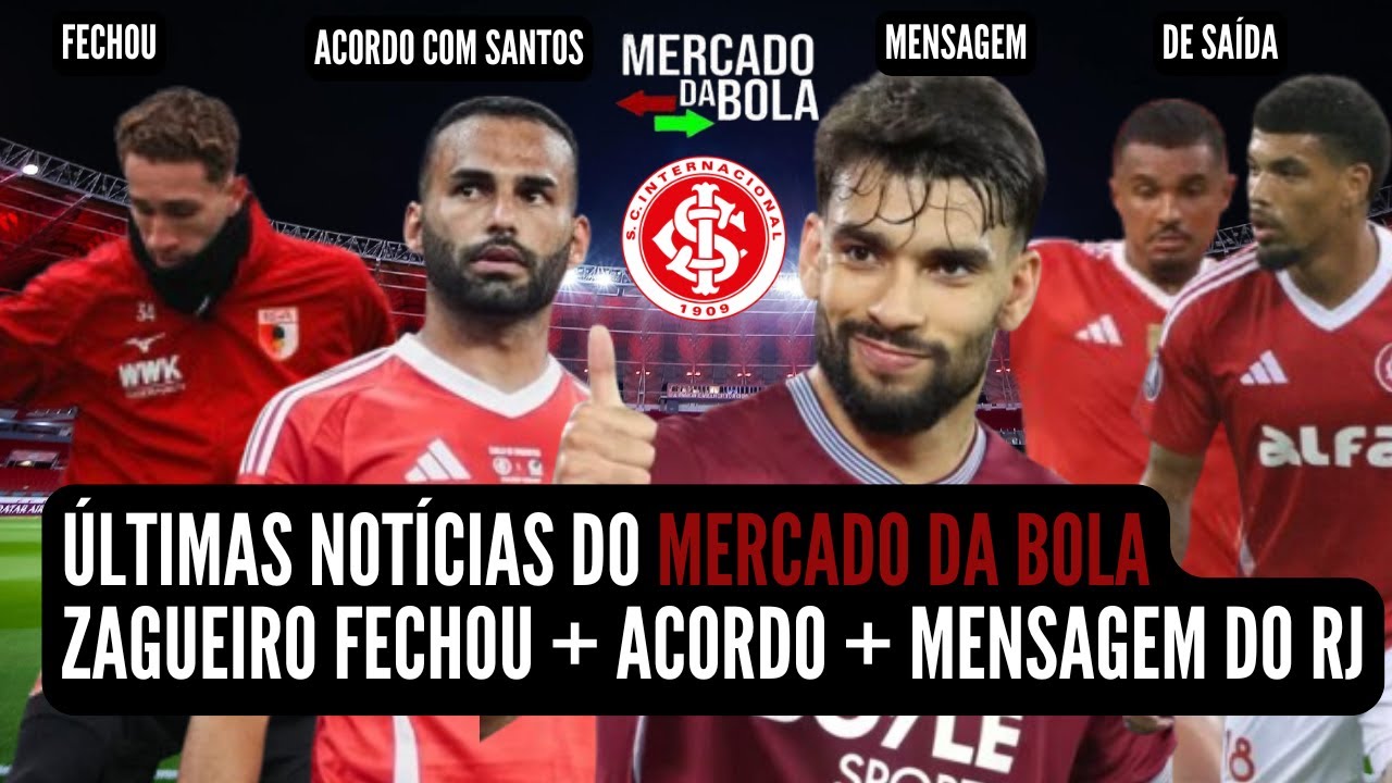 🚨NOTÍCIAS DO INTER HOJE 💣 BOMBA 💣 FECHOU! CONFIRMADO 💣  BASTIDORES DE ACORDO MILIONÁRIO + 2 SAÍDAS 🚨
