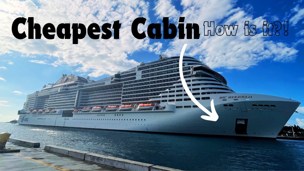 MSC Meraviglia Cabin 8003 One of the CHEAPEST Cabins on the ship. Let's TOUR!