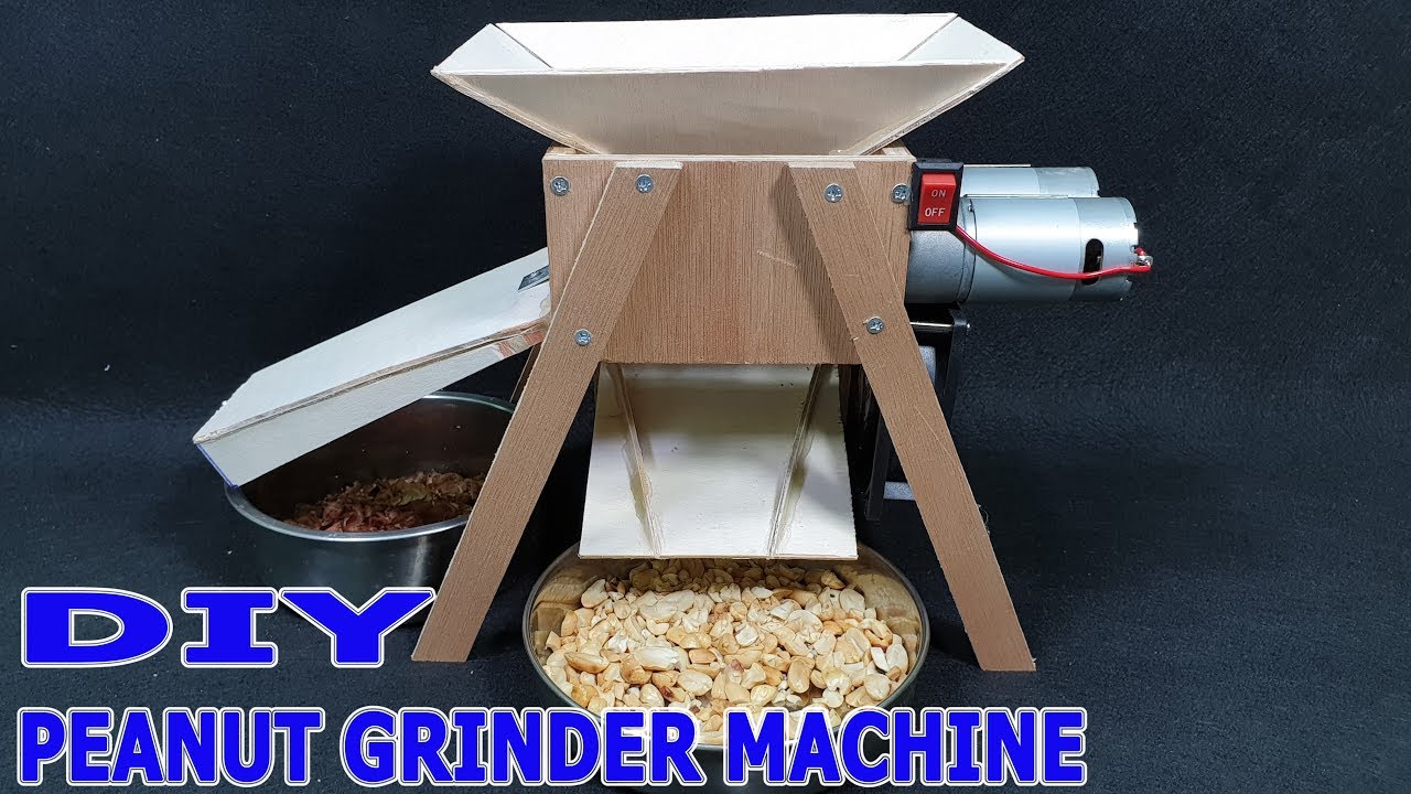 How to make A Peanut Grinder Machine at home