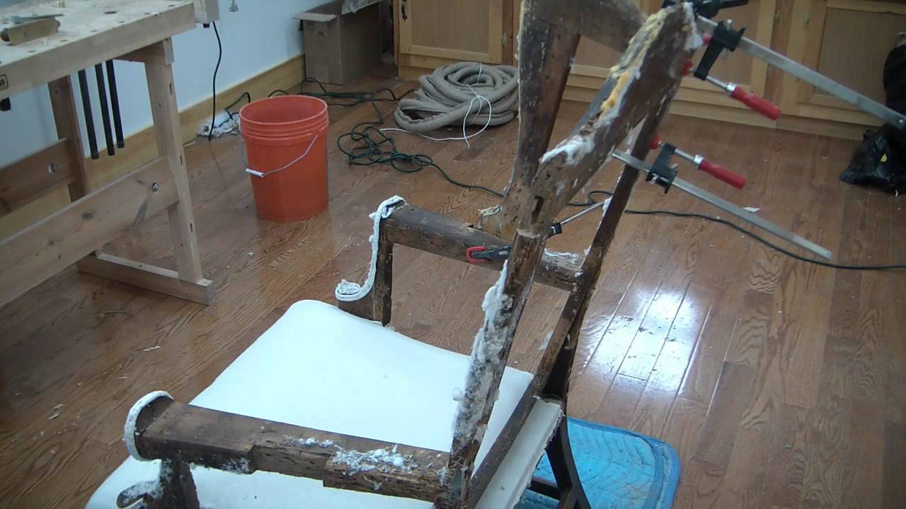 How To Reupholster a Wing Chair pt 11