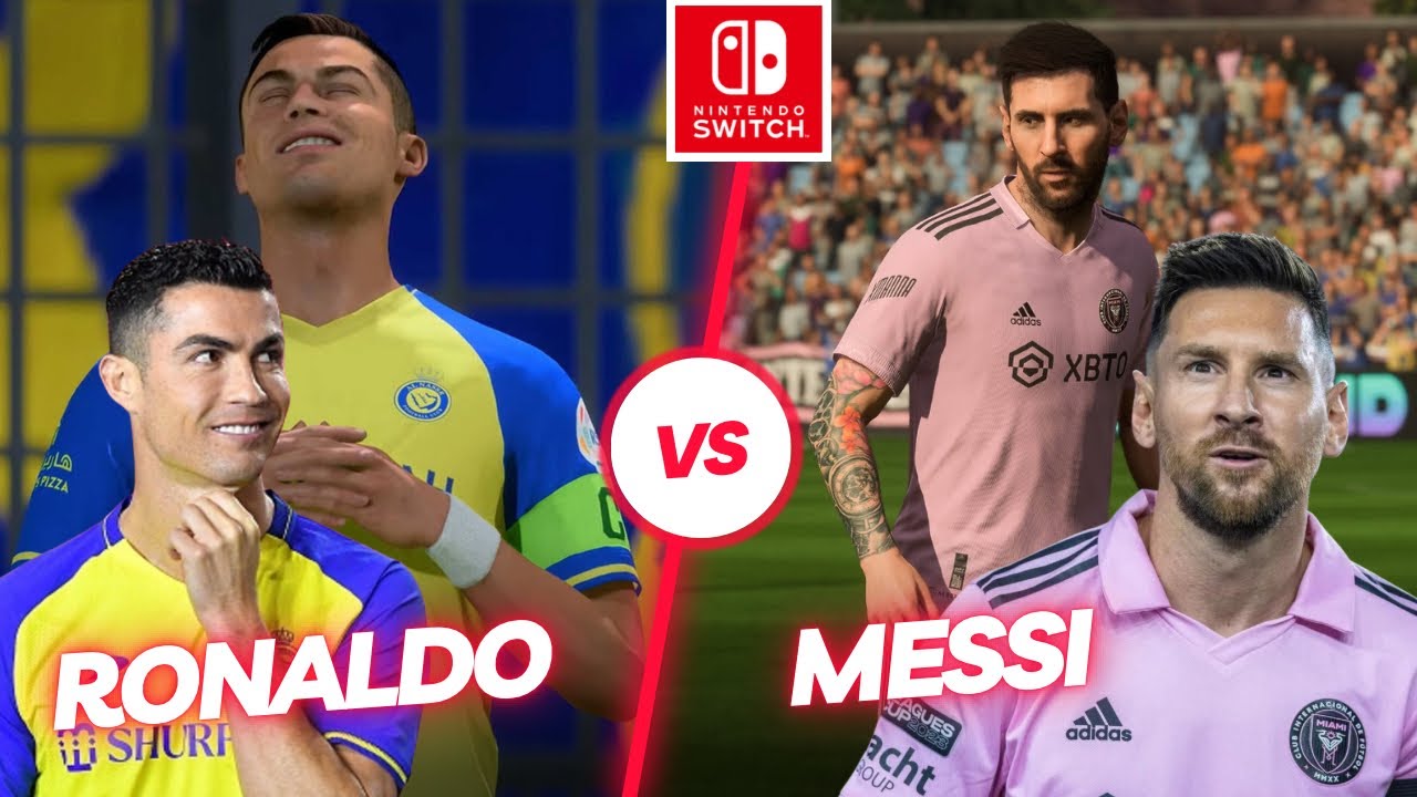CRAZIEST Goals | Ronaldo Vs Messi in EA FC 24 Nintendo Switch 🥶🤯🔥