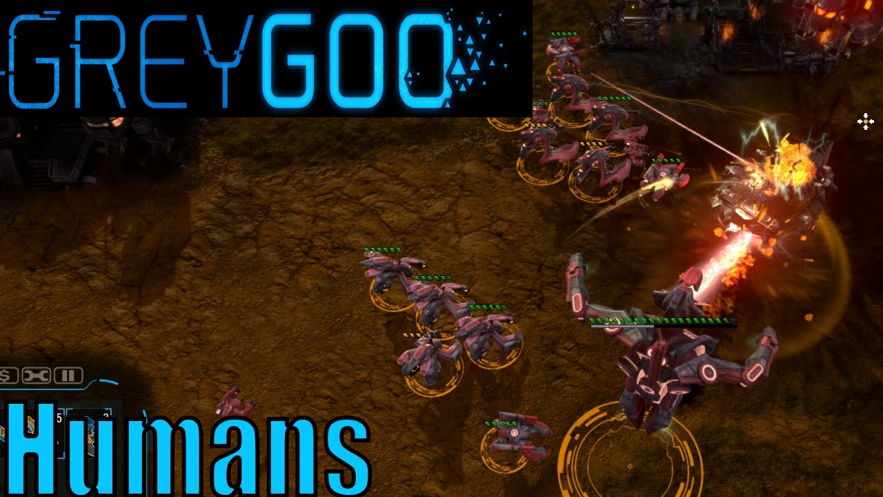 Геймплей Grey Goo Skirmish - Люди