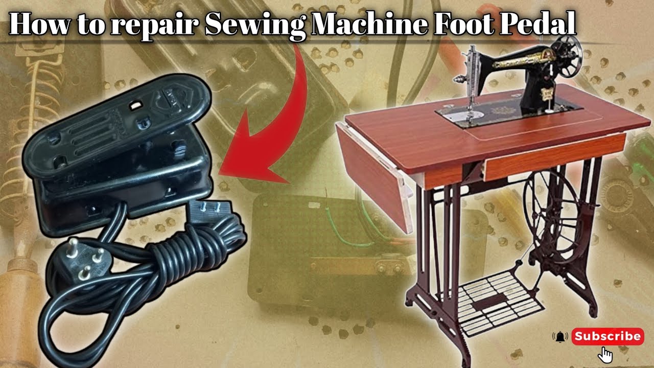 How to repair Sewing Machine Foot Pedal || सिर्फ़ इस कारण सिलाई मशीनें काम नही करती #sewing #machine