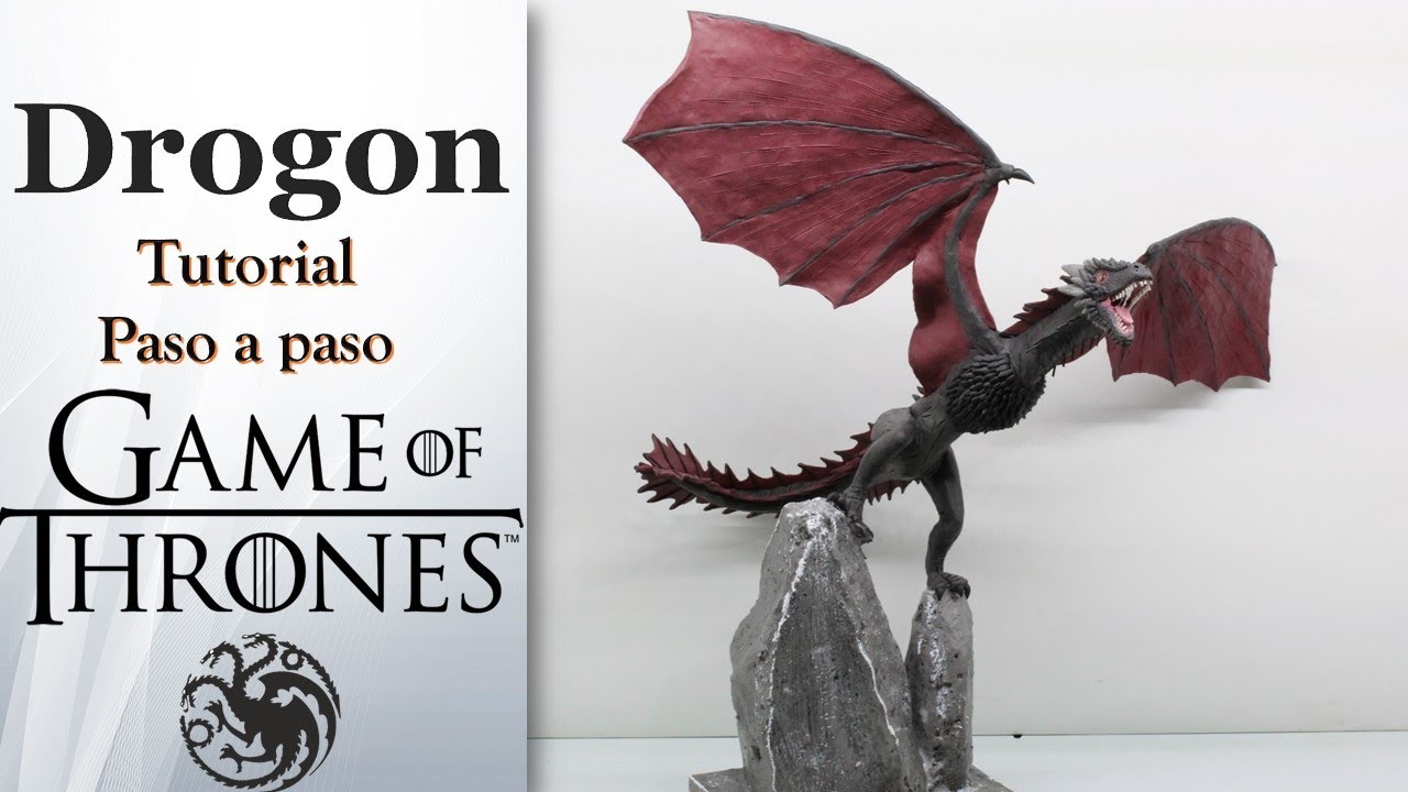 Como hacer un Dragón (drogon) de plastilina / how to make a dragon of clay