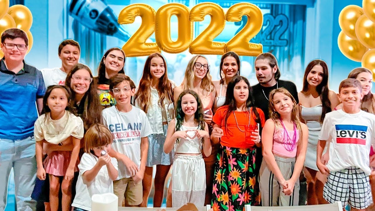 FESTA DA VIRADA DO ANO COM NOSSOS AMIGOS YOUTUBERS NOS EUA - FESTA DE ANO NOVO NOS ESTADOS UNIDOS