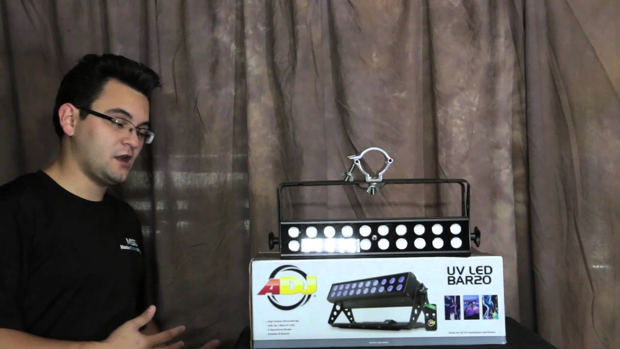 ADJ UV LED Bar20 Review