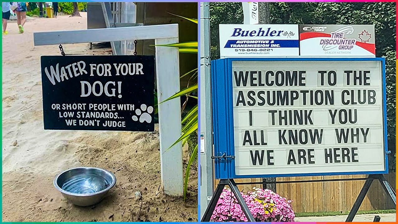 Times Signs Were So Funny | 2