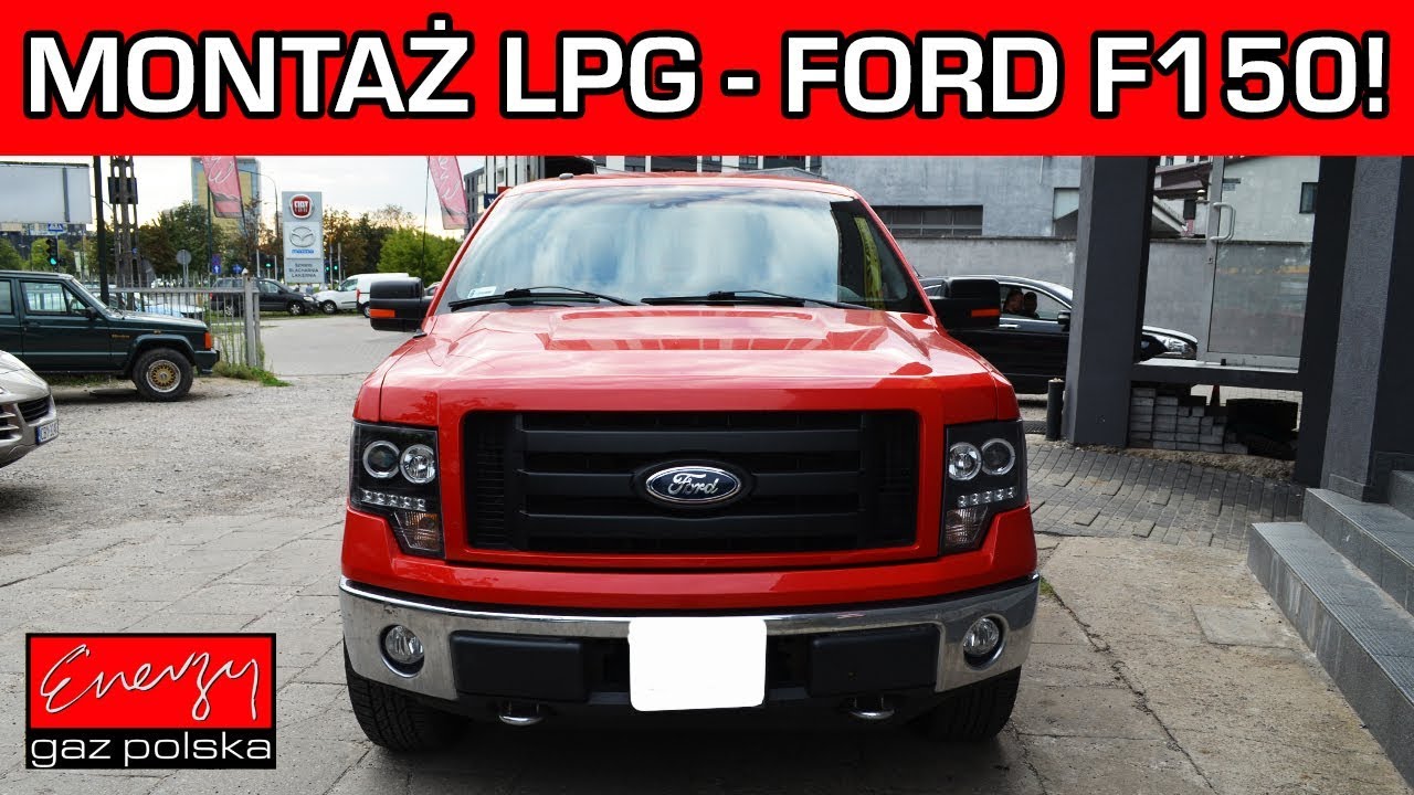 Tak wygląda profesjonalny montaż LPG W PALIWOŻERNYM FORDZIE F150 w Energy Gaz Polska!