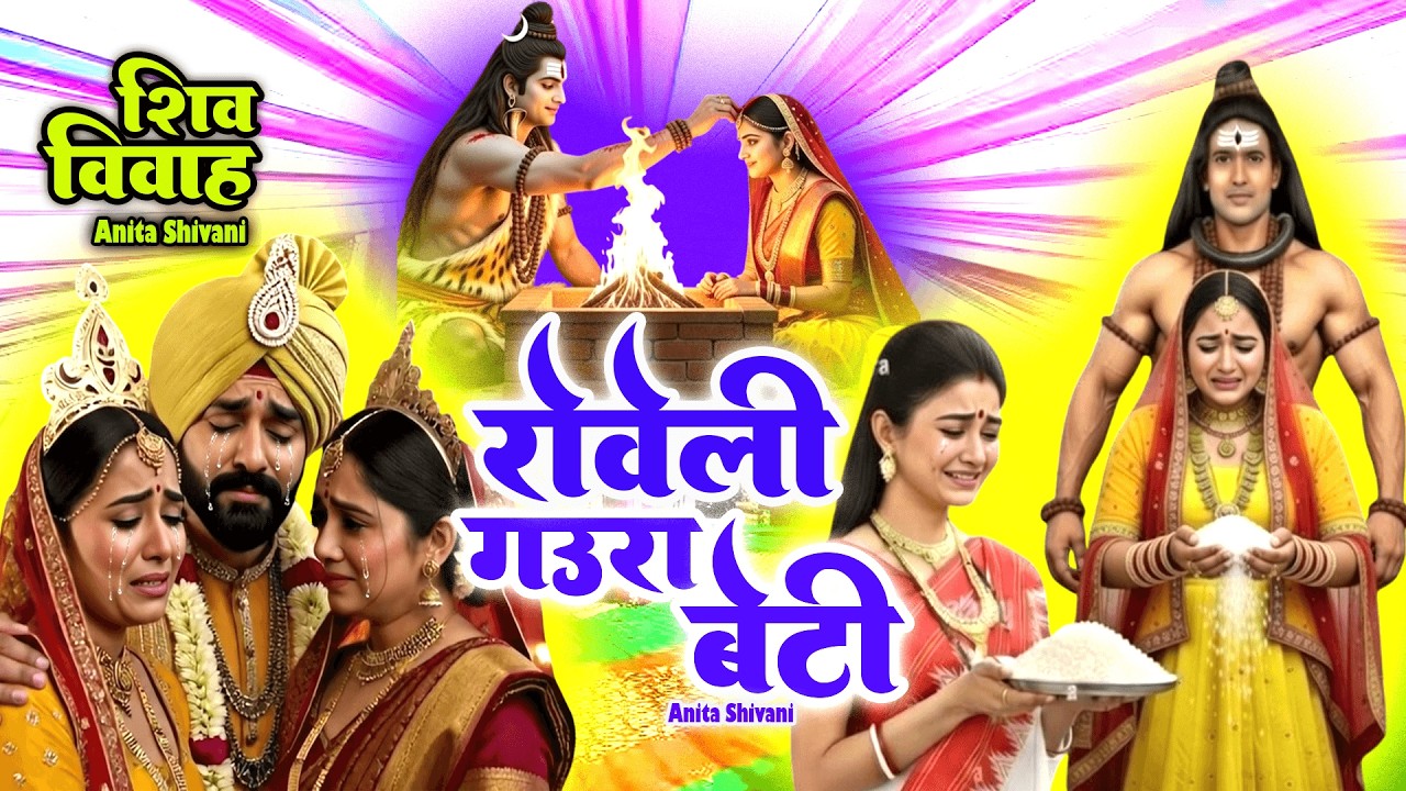 रोवेली गउरा बेटी नैना ढारी लोरवा - दर्द भरा शिव विवाह गीत , Maha Shivratri Shiv Vivah Anita Shivani