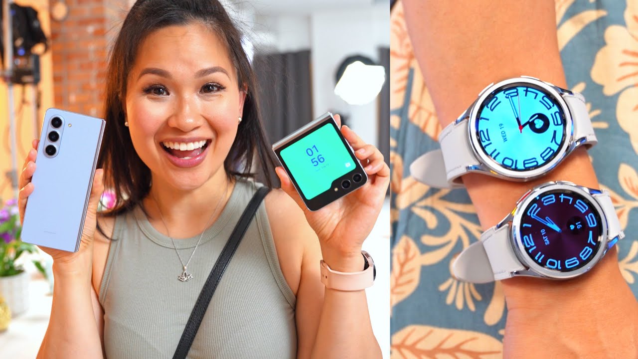 Samsung Galaxy Z Flip 5, Fold 5, Watch 6 & Tab S9 Impressions!