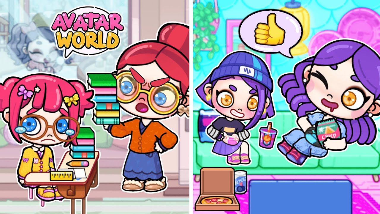 FAMÍLIA RIGOROSA vs FAMÍLIA TRANQUILA no Mundo Avatar | Mãe Boa vs Mãe Má | Toca Life World
