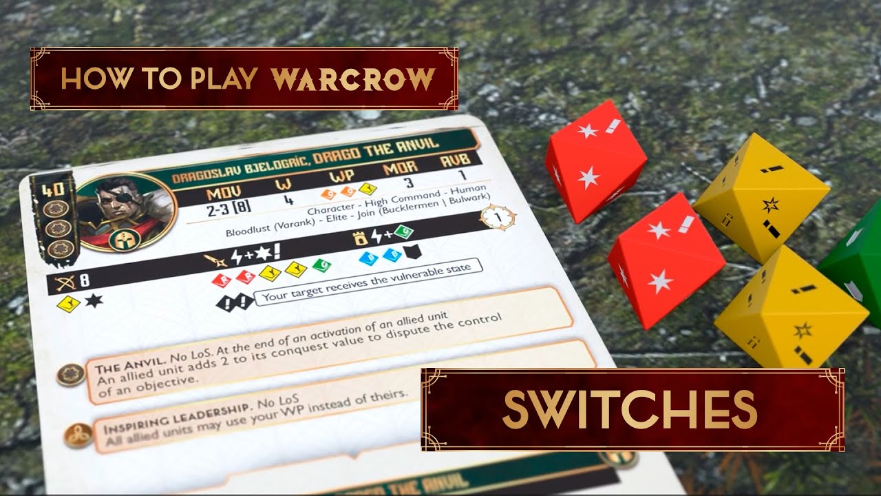 How to play Warcrow: Switches